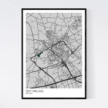 Load image into Gallery viewer, Sint-Niklaas City Map Print