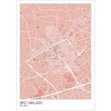 Load image into Gallery viewer, Map of Sint-Niklaas, Belgium