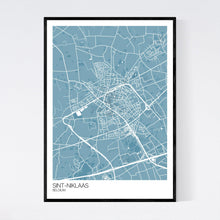 Load image into Gallery viewer, Sint-Niklaas City Map Print