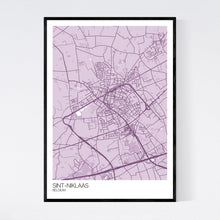 Load image into Gallery viewer, Sint-Niklaas City Map Print