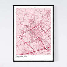 Load image into Gallery viewer, Sint-Niklaas City Map Print