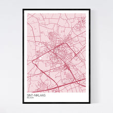 Load image into Gallery viewer, Sint-Niklaas City Map Print