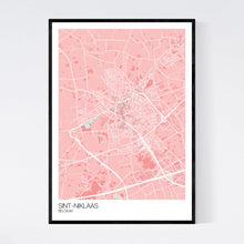 Load image into Gallery viewer, Sint-Niklaas City Map Print