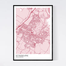 Load image into Gallery viewer, Sittingbourne City Map Print