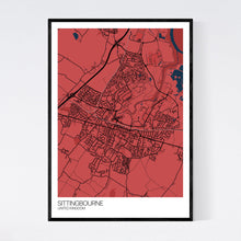 Load image into Gallery viewer, Sittingbourne City Map Print