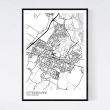 Load image into Gallery viewer, Sittingbourne City Map Print