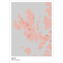 Load image into Gallery viewer, Map of Skye, United Kingdom