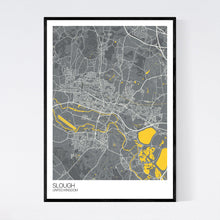 Load image into Gallery viewer, Slough City Map Print