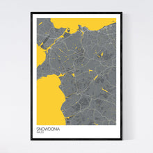 Load image into Gallery viewer, Snowdonia Region Map Print