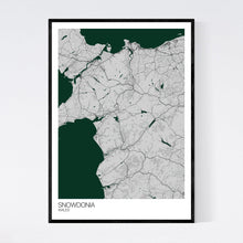 Load image into Gallery viewer, Snowdonia Region Map Print