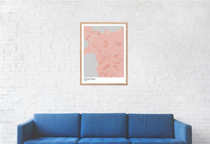 Map of Snowdonia, Wales