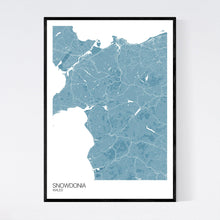 Load image into Gallery viewer, Snowdonia Region Map Print