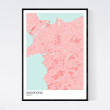 Load image into Gallery viewer, Snowdonia Region Map Print