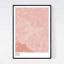 Load image into Gallery viewer, Sofia City Map Print