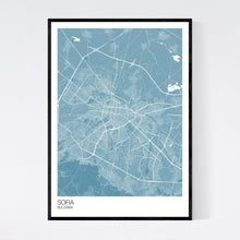 Load image into Gallery viewer, Sofia City Map Print