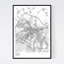 Load image into Gallery viewer, Sofia City Map Print