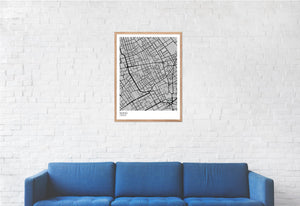 Map of Soho, London