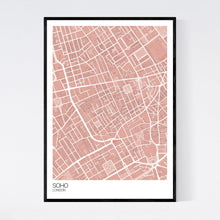 Load image into Gallery viewer, Soho Neighbourhood Map Print