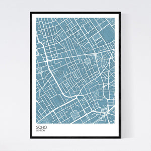 Soho Neighbourhood Map Print
