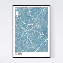 Load image into Gallery viewer, Solihull City Map Print