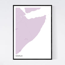 Load image into Gallery viewer, Somalia Country Map Print