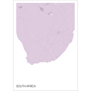 Map of South Africa, 