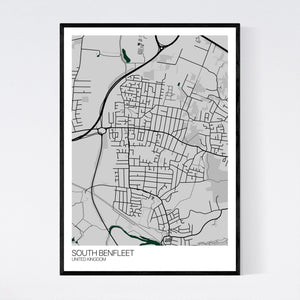 South Benfleet City Map Print