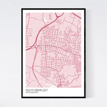 Load image into Gallery viewer, South Benfleet City Map Print