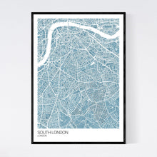 Load image into Gallery viewer, South London Neighbourhood Map Print