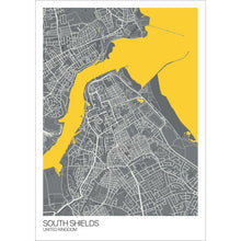 Load image into Gallery viewer, Map of South Shields, United Kingdom
