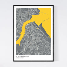 Load image into Gallery viewer, Map of South Shields, United Kingdom