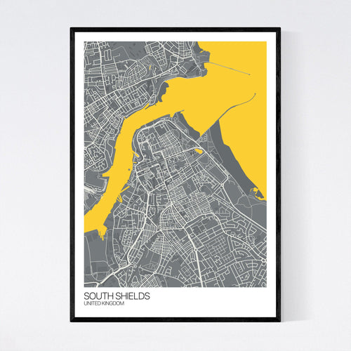 Map of South Shields, United Kingdom