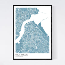 Load image into Gallery viewer, South Shields City Map Print
