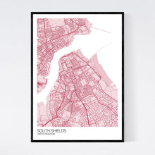 Load image into Gallery viewer, South Shields City Map Print