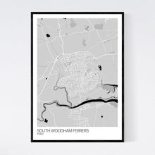 Load image into Gallery viewer, South Woodham Ferrers Town Map Print