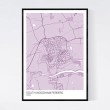 Load image into Gallery viewer, South Woodham Ferrers Town Map Print