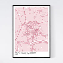 Load image into Gallery viewer, South Woodham Ferrers Town Map Print