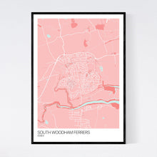 Load image into Gallery viewer, South Woodham Ferrers Town Map Print