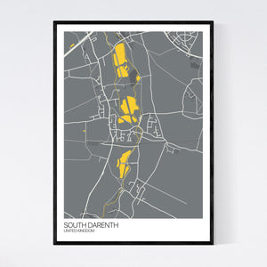 South Darenth Town Map Print