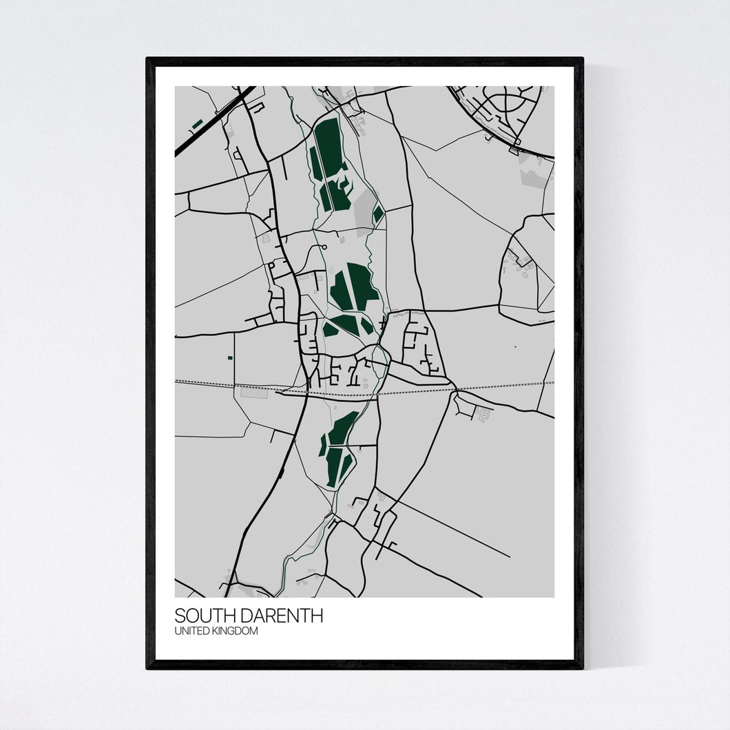 South Darenth Town Map Print
