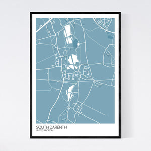 South Darenth Town Map Print