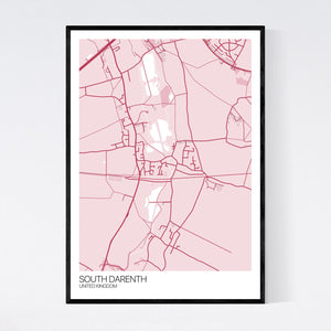 South Darenth Town Map Print
