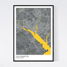 Load image into Gallery viewer, Map of Southampton, United Kingdom