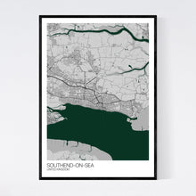 Load image into Gallery viewer, Southend-on-Sea City Map Print