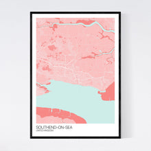 Load image into Gallery viewer, Map of Southend-on-Sea, United Kingdom