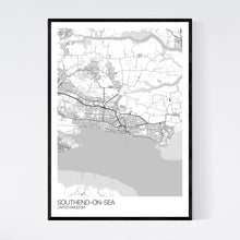 Load image into Gallery viewer, Southend-on-Sea City Map Print