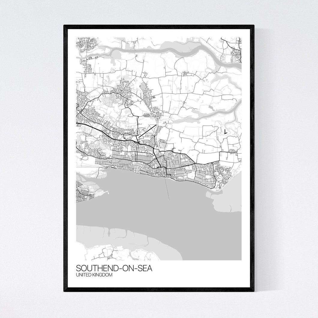 Southend-on-Sea City Map Print