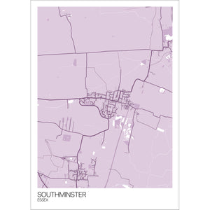 Map of Southminster, Essex