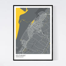 Load image into Gallery viewer, Southport City Map Print