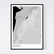 Load image into Gallery viewer, Southport City Map Print